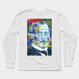 CARL JUNG - watercolor and acrylic portrait Long Sleeve T-Shirt